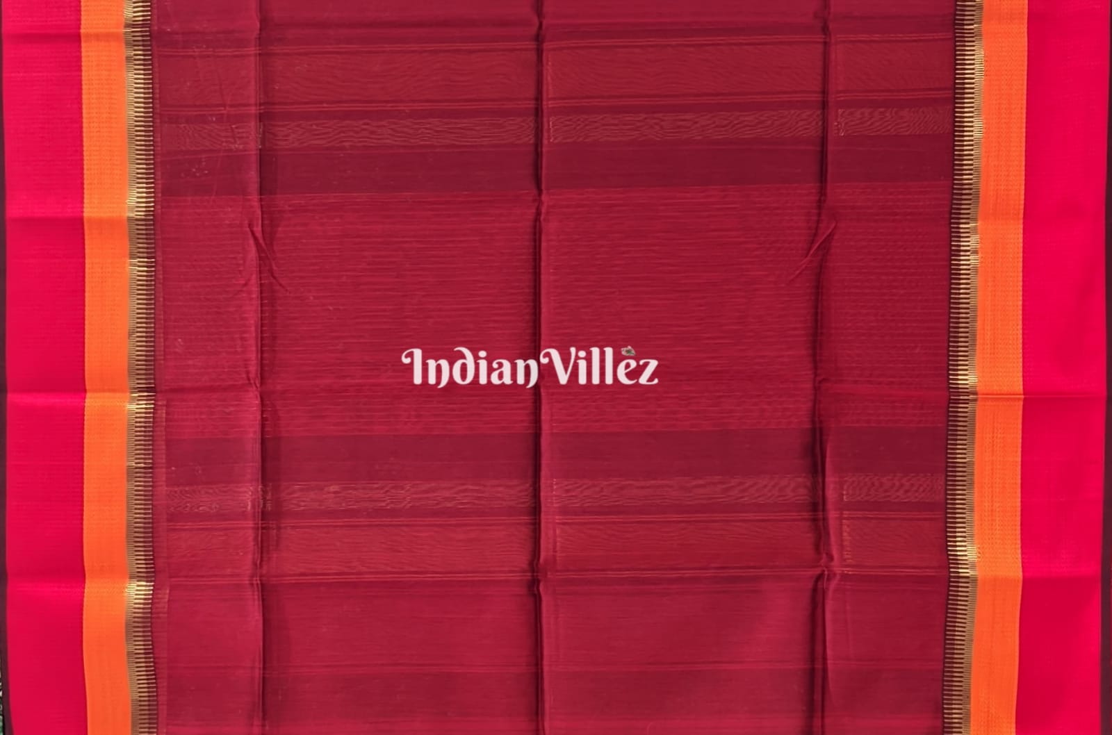 Black Maheshwari Handloom Saree