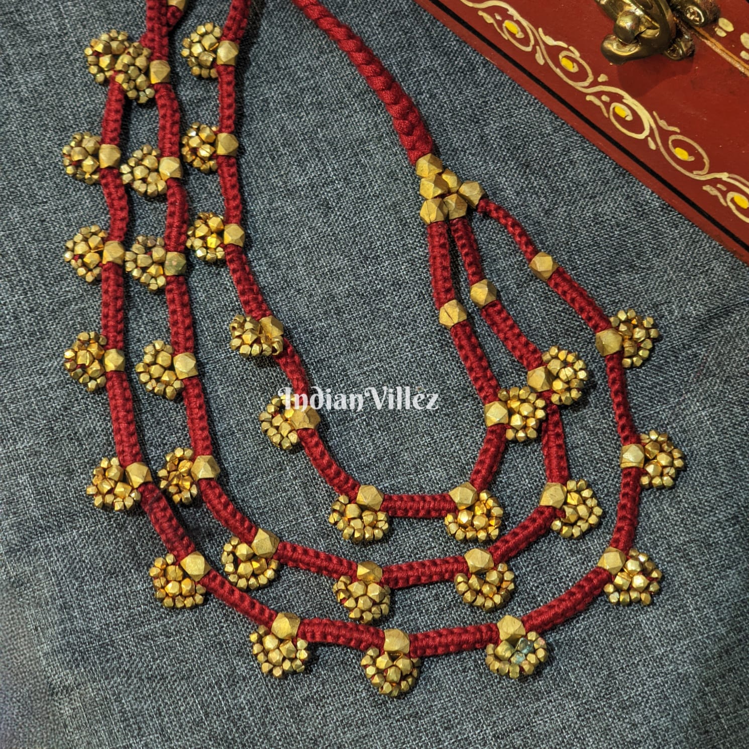 Handmade Tribal Dhokra Necklace